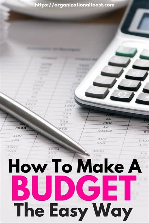 The Easiest Way To Make A Monthly Budget Making A Budget Budgeting