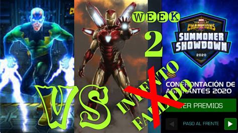 Summoner Showdownweek 2 Marvel Batalla De SuperhÉroes Youtube