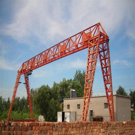 Mh Ton Electric Wire Rope Hoist Single Girder Gantry Crane China