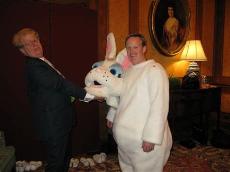 Social Media Shares Pictures Of Sean Spicer As White House Easter Bunny