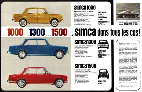 Simca 1300 1500 Et 1301 1501 La Berline Raisonnable