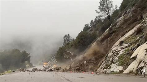 US weather: Landslides and falling trees across California | US News ...