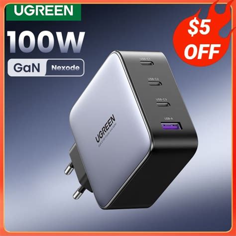 UGREEN GaN Charger 100W USB C PD Fast Charger QC4 0 3 0 Quick Charge