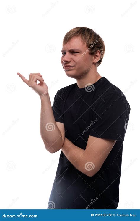 Blonde Teenager Boy Explains His Idea Stock Photo Image Of Head Person 299635700
