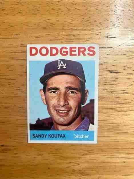 Sportlots Auctions Sandy Koufax Topps Ex Cond Vibrant Pic