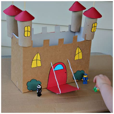 Recycled Cardboard Castle Craft Cardboard City, Cardboard Castle, Cardboard Box Crafts ...