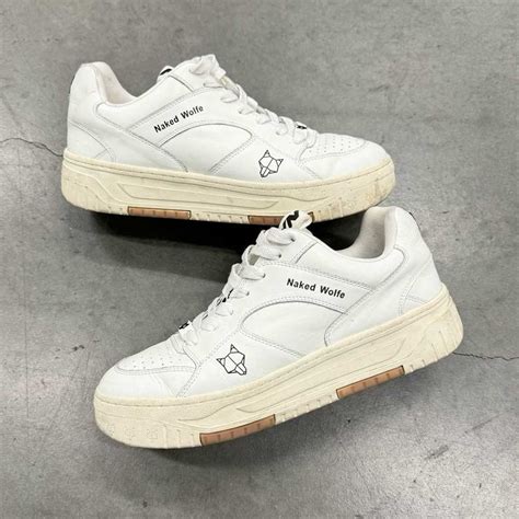 Naked Wolfe Naked Wolfe Hyde White Leather Sneaker Wo Gem