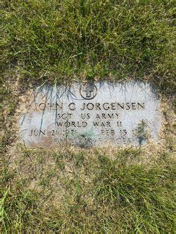 John Charles Jorgensen M Morial Find A Grave