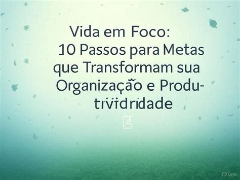 As Metas Fast Ajudam A Organização A Ser Mais Dinâmica - Foco: 10 Passos para Metas que Transformam sua Organização e Produt...