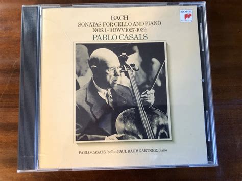 パブロ カザルスバッハチェロ ソナタ第1番第3番 Pablo Casals 器楽 売買されたオークション情報yahooの商品情報を