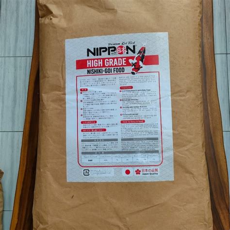 Jual Nippon Giant Bone Size L 15kg 15 Kg Makanan Pelet Koi Nishiki Goi