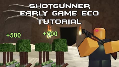 Tutorial On Shotgunner Early Game Economy Tower Battles Strategy By Koshap Youtube