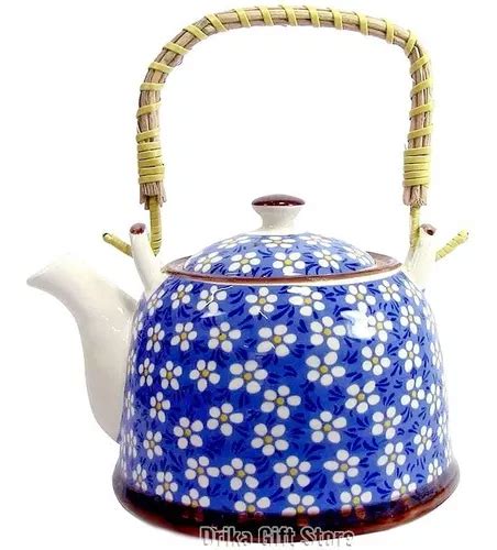 Chaleira Bule Porcelana Floral Grande C Infusor 1 Litro MercadoLivre