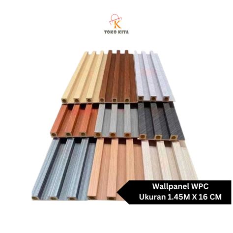 Jual Wood Panel Wpc Wall Panel Pvc Kisi Kisi Tembok Dinding Motif Kayu 3d Wallpanel Wpc Uk