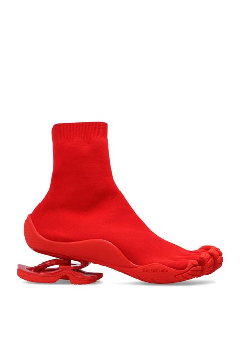 Balenciaga Sock Sneakers in Red for Men | Lyst