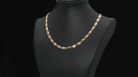 10k Yellow Gold 5.6mm 1+1 Link 20 Inch Necklace - AU2025 | JTV.com