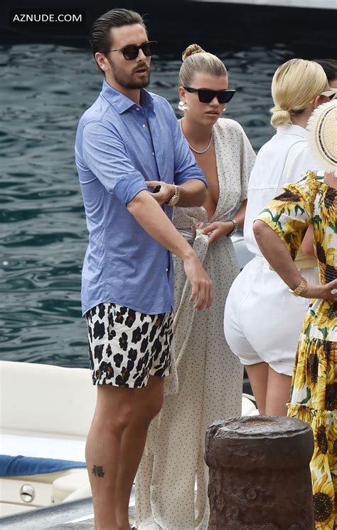 Sofia Richie Sexy Flashing Her Boob Tape In A Plunging Dress Amid Kylie Jenner S Birthday