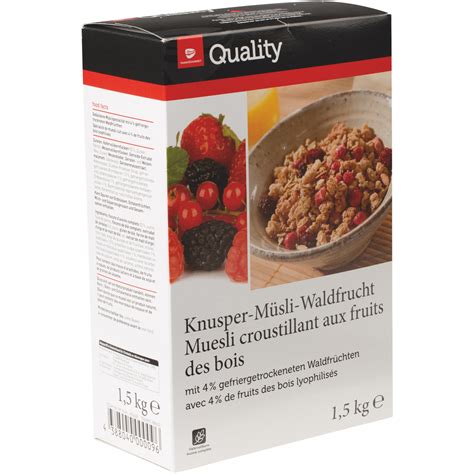 Transgourmet Österreich Quality Knusper Waldfrucht Müsli 1 5 kg