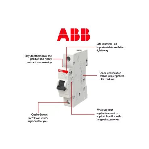 ABB MCB SH201L 1P 4.5kA [10A/20A/32A] [Ready Stock] | Shopee Malaysia