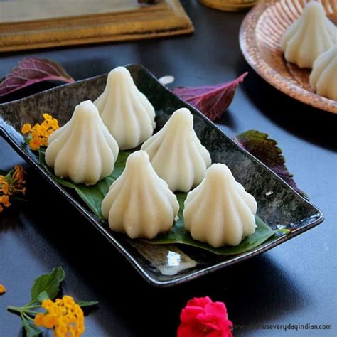 Easy Modak recipe with step by step pics - Madhu's Everyday Indian