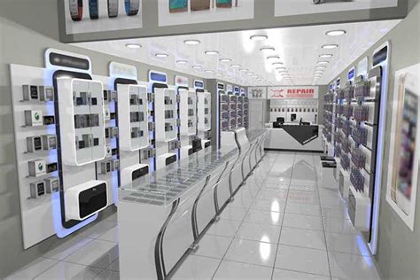 Source Shopping Mall Wooden Mobile Phone Repair Shop Furniture Showcase