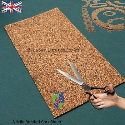 Cork Rubber Sheet Gasket Material Nitrile Bonded 500mm X 300mm X 1 5mm