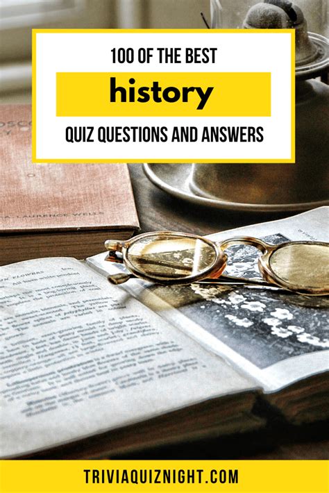 100 History Quiz Questions And Answers Artofit