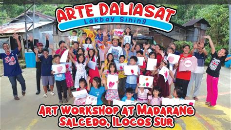 UMAKYAT AKO SA BUNDOK PARA DITO ARTE DALIASAT ART WORKSHOP AT