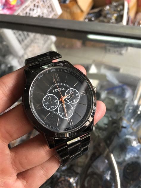 Jam Tangan Fossil Free Batrai Cadangan Dan Box Fesyen Pria Jam Tangan