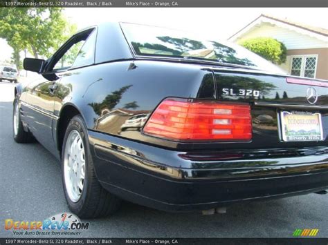 1997 Mercedes Benz Sl 320 Roadster Black Black Photo 11