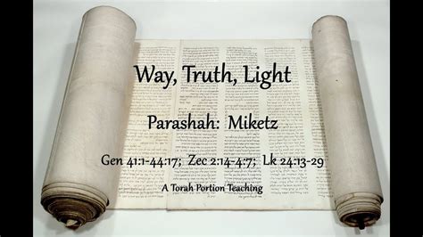 A Study Of Torah Portion Miketz At The End Youtube