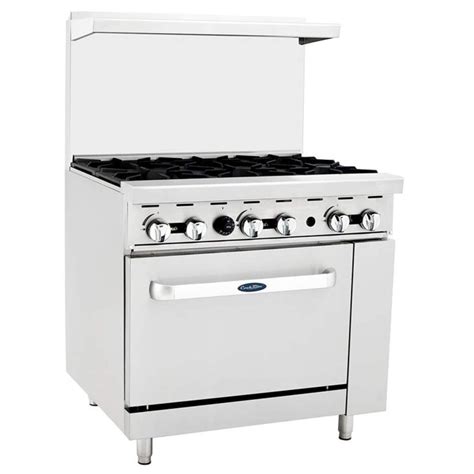 Estufa Industrial Con Horno 6 Quemadores COOK RITE AGR 6B