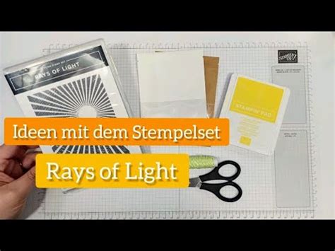 Ideen Zum Stempelset Rays Of Light DiKaJo Stempelt Mit Stampin Up