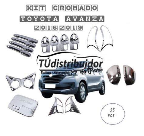 Kit Set Cromado Toyota Avanza 2016 2019 Tu Distribuidor Autocar