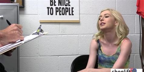 Small Tits Blonde Thief Banged By A Cop In His Office After Stripsearch Tnaflix