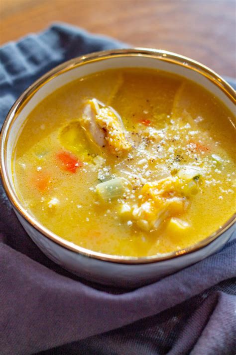 Easy Healthy Creamy Chicken Soup With Pureed Butternut Squash Thekittchen