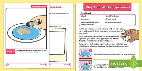 Why Soap Works Experiment | Basic Soap Experiment | Twinkl