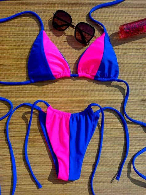 Woman Bikini Set Two Piece Bikini Pads Included Etsy