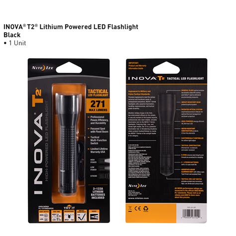 Inova T Lithium Powered Led Flashlight