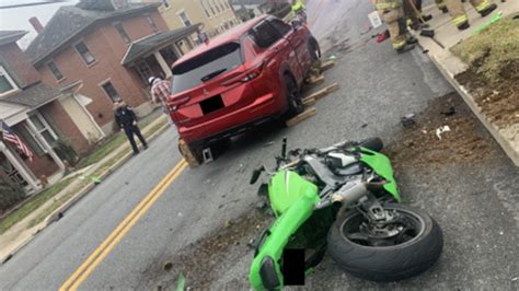 Motorcyclist Injured After Becoming Trapped Under Vehicle During Crash In Lancaster Co