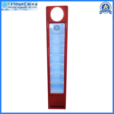 Vertical Upright Glass Door Beverage Cooler China Showcase And