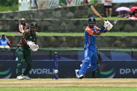 Hardik Pandya Cuts Off The Back Foot Espncricinfo