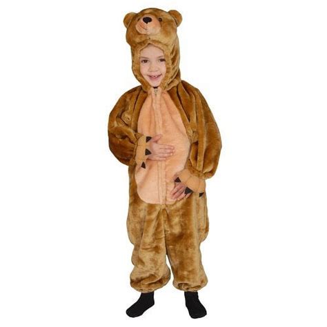 Cuddly Little Brown Bear Costume Set Size 14