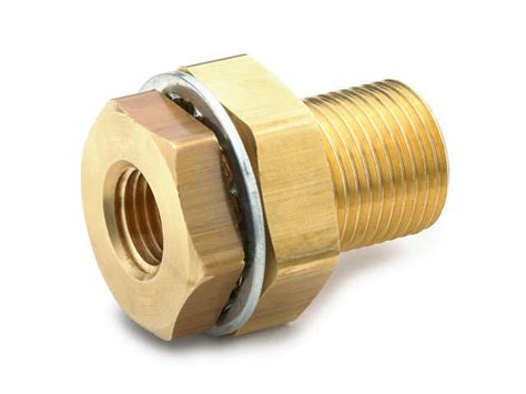 Parker 207acbh 8 Female Anchor Bulkhead Coupling 1 2 Npt Female Brass