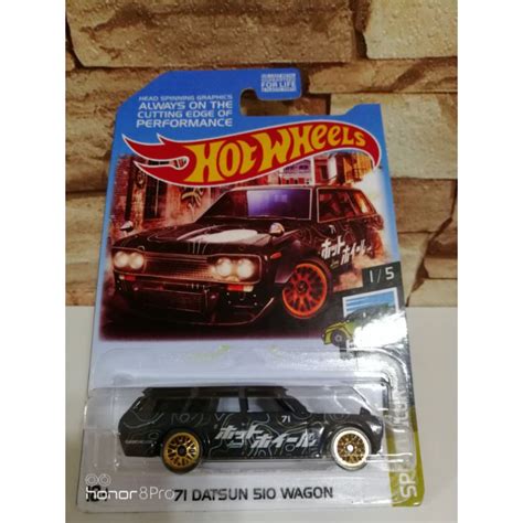Hot Wheels Datsun Bluebird 510 Wagon Speed Blur Shopee Malaysia