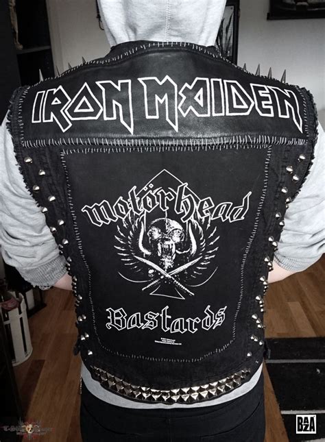 Baza s Iron Maiden Motörhead Metallica Battle vest update Battle