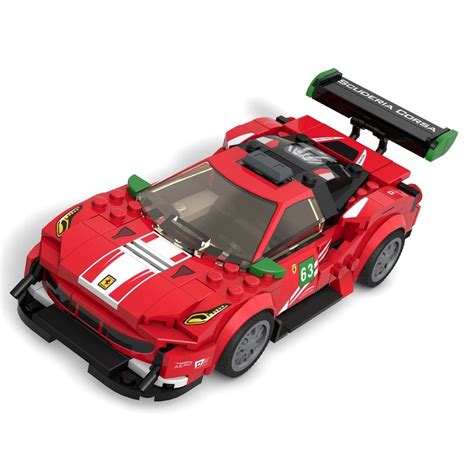 LEGO MOC Ferrari 488 GT3 (75886-1) 8 Stud Wide Speed Champions by k ...