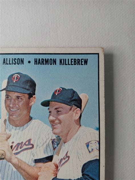 Topps Bob Allison Harmon Killebrew Minnesota Twins Twin