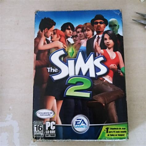 The Sims 2 Original Pc Mídia Física 4 Cds Box E Manual Escorrega O