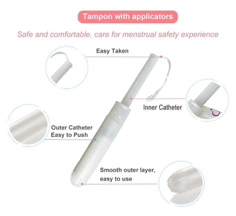 Hygienic Biodegradable Women Organic Cotton Applicator Tampon Buy 100 Cotton Applicator